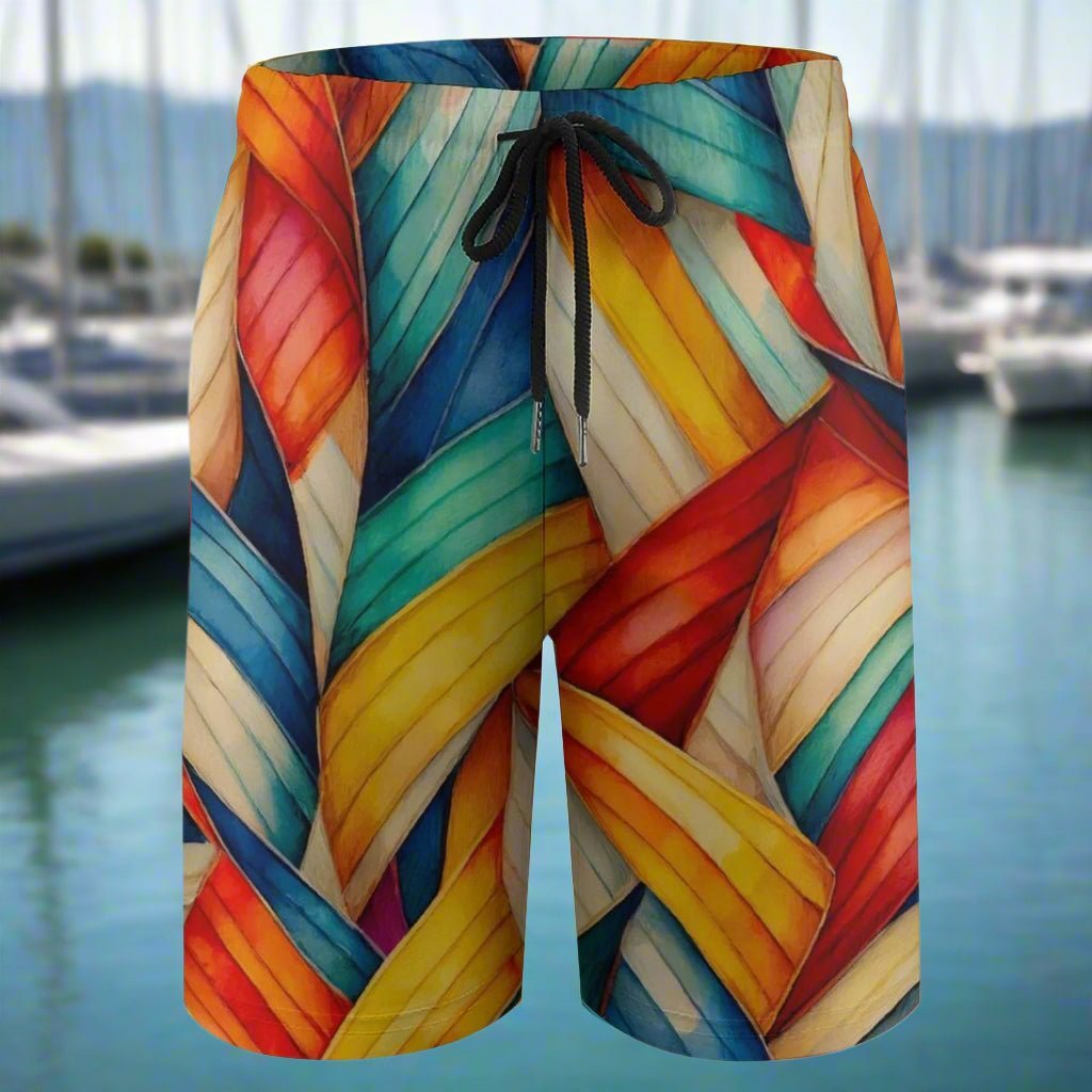 Childrens Beach Board Shorts ⚓️ Signal Flag Design 🩳