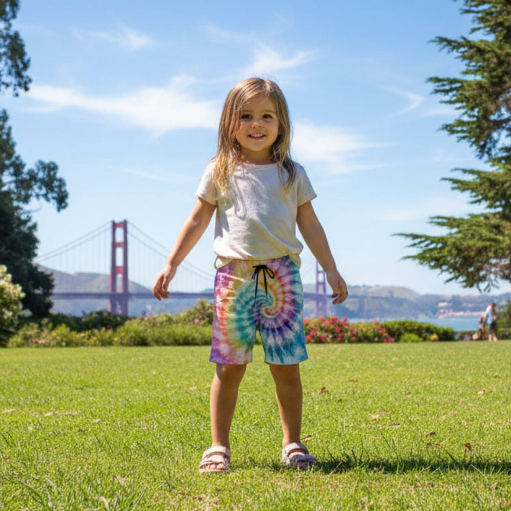 Kids Tie Dye Beach Shorts | Summertime Fun