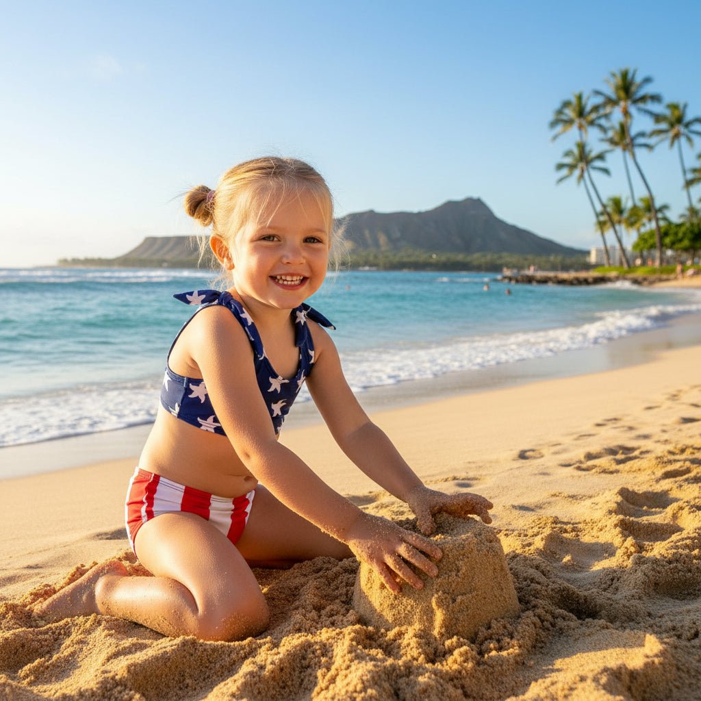 Kids American Flag Bikini 🇺🇸 Children's Swimwear