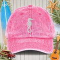 Vintage Seahorse Cotton Twill Cap 🧢