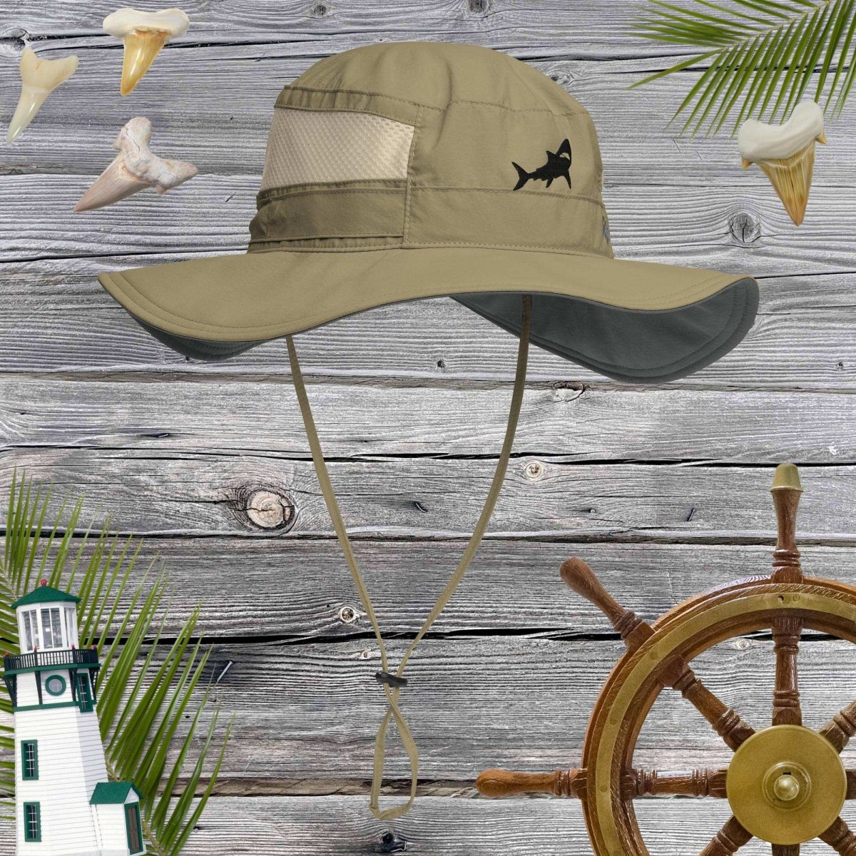 Columbia booney hat 🦈 Embroidered Shark