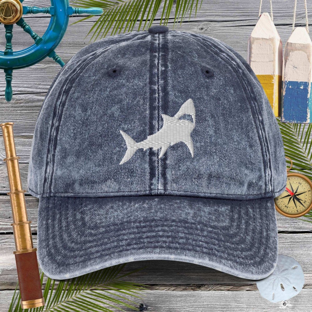Great White Shark 🦈 Cotton Twill Cap