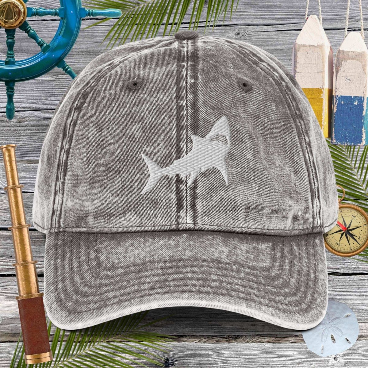 Great White Shark 🦈 Cotton Twill Cap